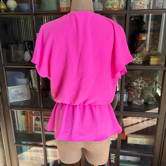 Trina Turk, Heron Top, Snapdragon Synthetic Blend, Size Sm - Picture 2 of 7